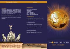Ball des Sports 6-Seiter