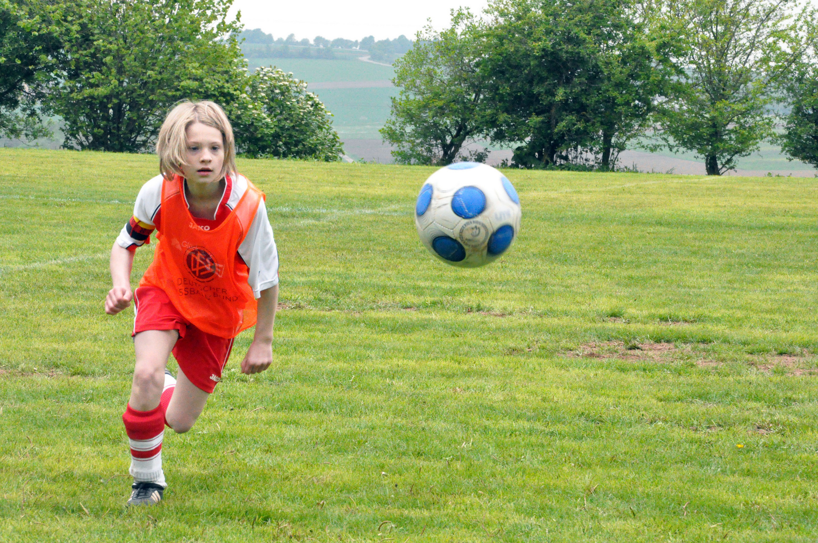 Ball in der Luft