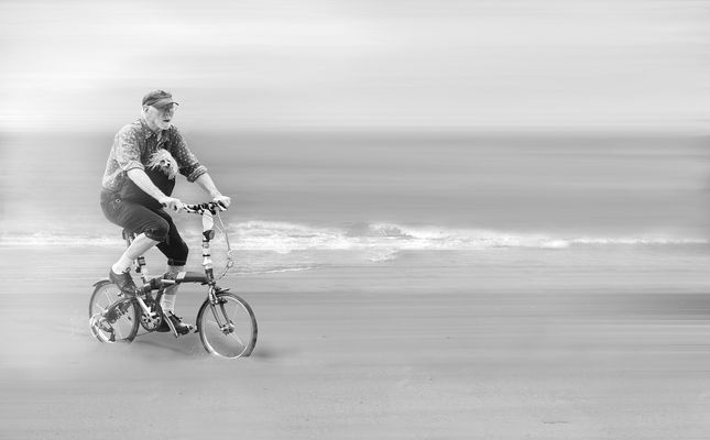 Ballade à vélo avec ami 