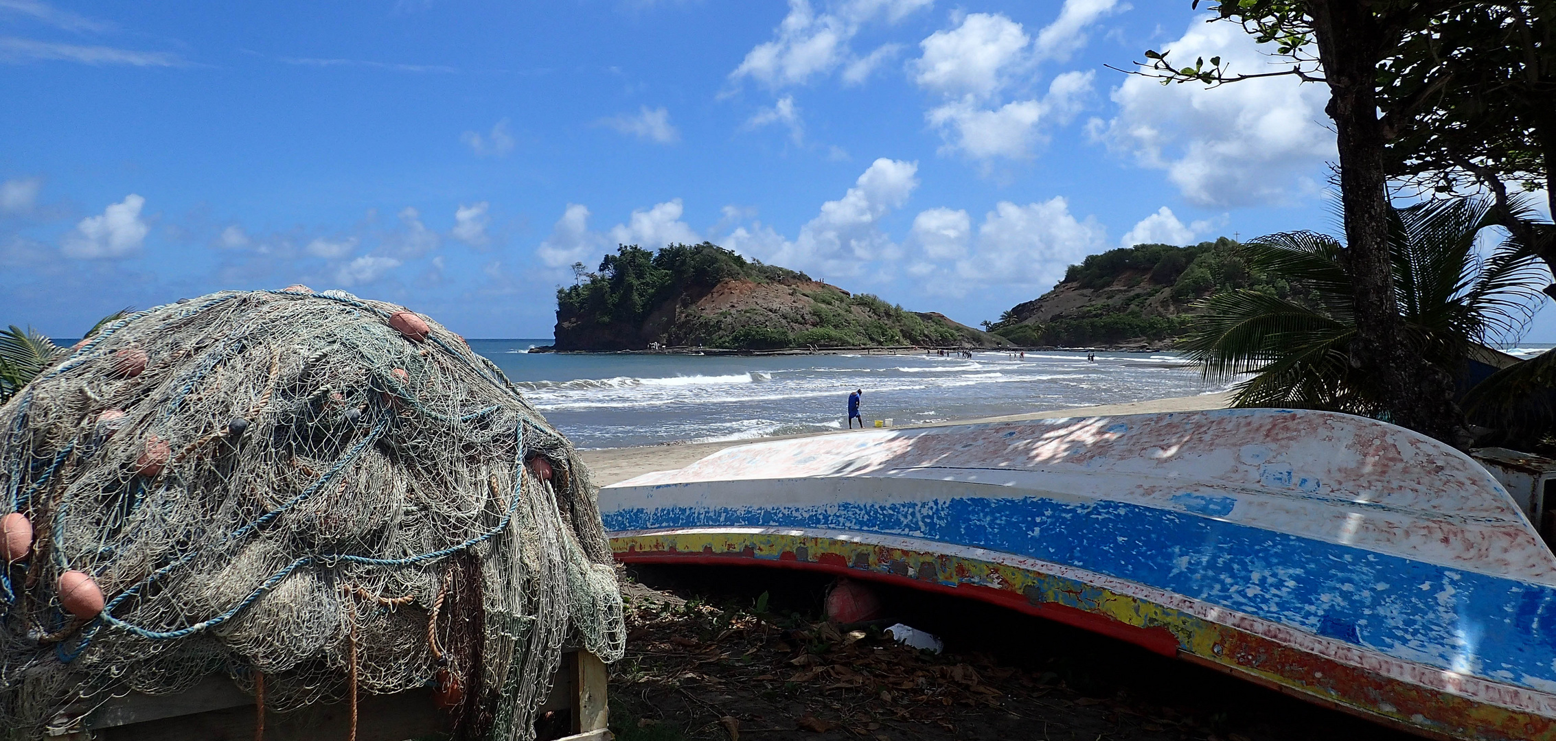 Ballade en bord de mer à la Martinique