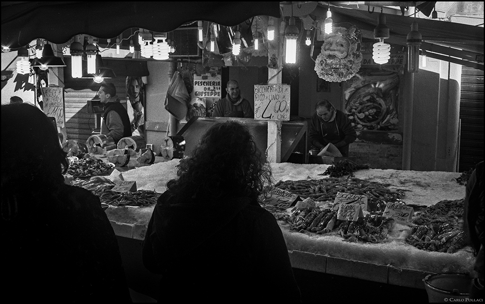 Ballarò, resale of fish