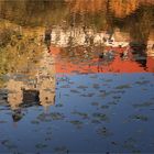 Ballenstedt, Abends am Schlossteich