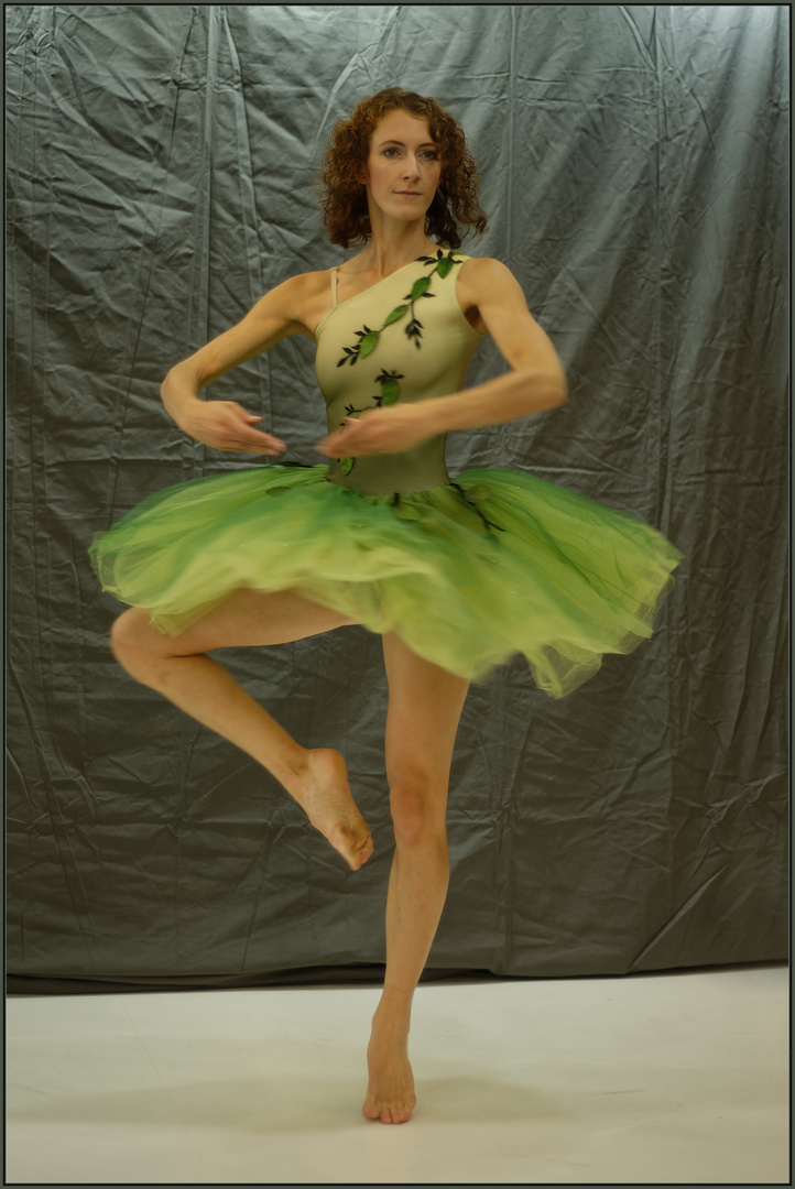 Ballerina in grün ..