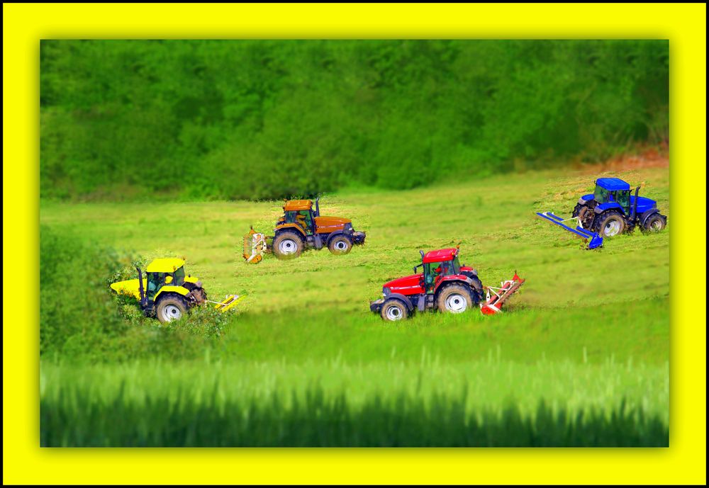 Ballet de tracteurs