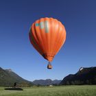 Ballon Aggenstein - kurz vor der landung - 18 7 17 - von Höfen nach Vils