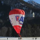 Ballon Aggenstein - Landung vor Märchenschloss Neuschwanstein 22 01 2020
