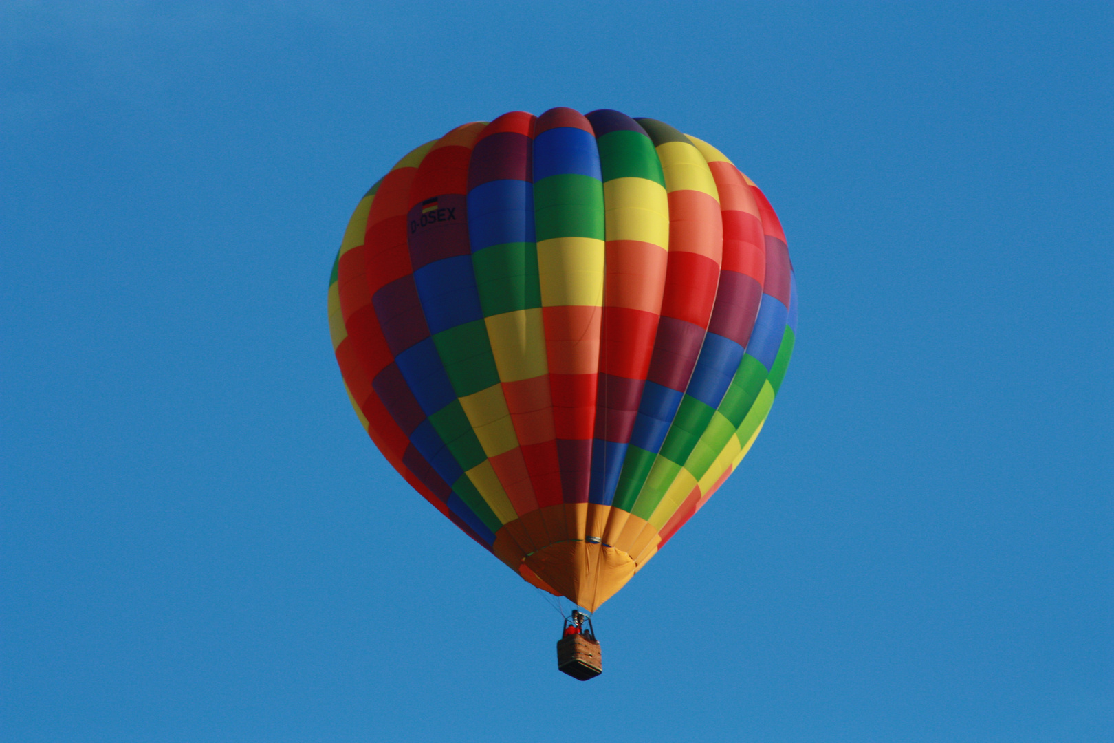 Ballon am schönen Himmel