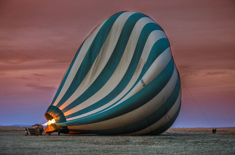 Ballon befeuern