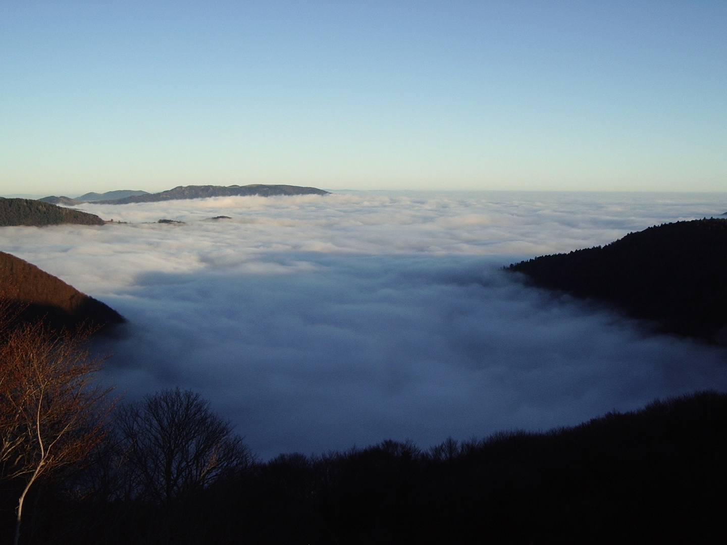 Ballon d'Alsace, La mer...