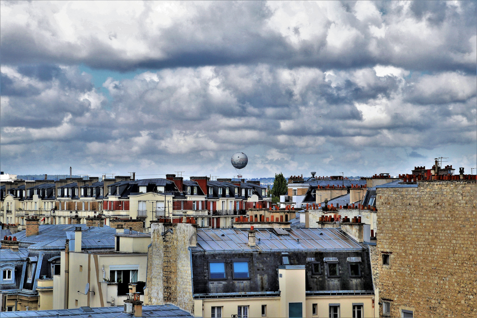 Ballon et nuages