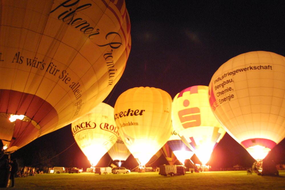 ballon glühen