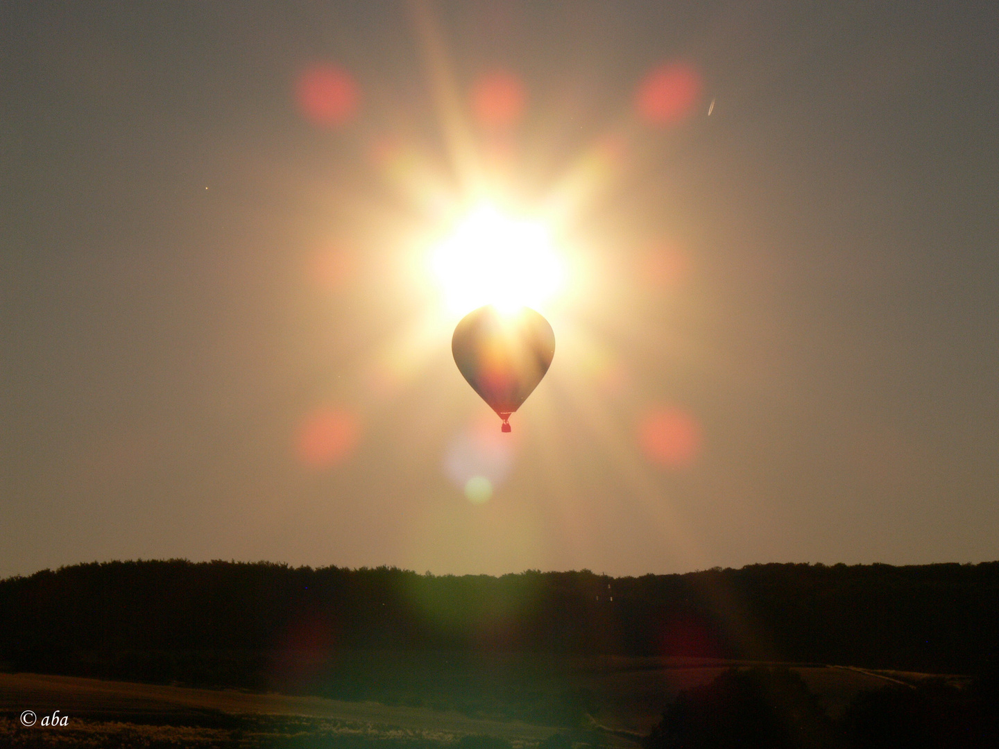 Ballon im Gegenlicht