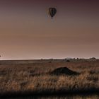 Ballon im Morgenlicht