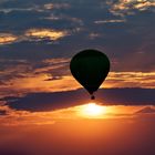 Ballon in der Abendstimmung