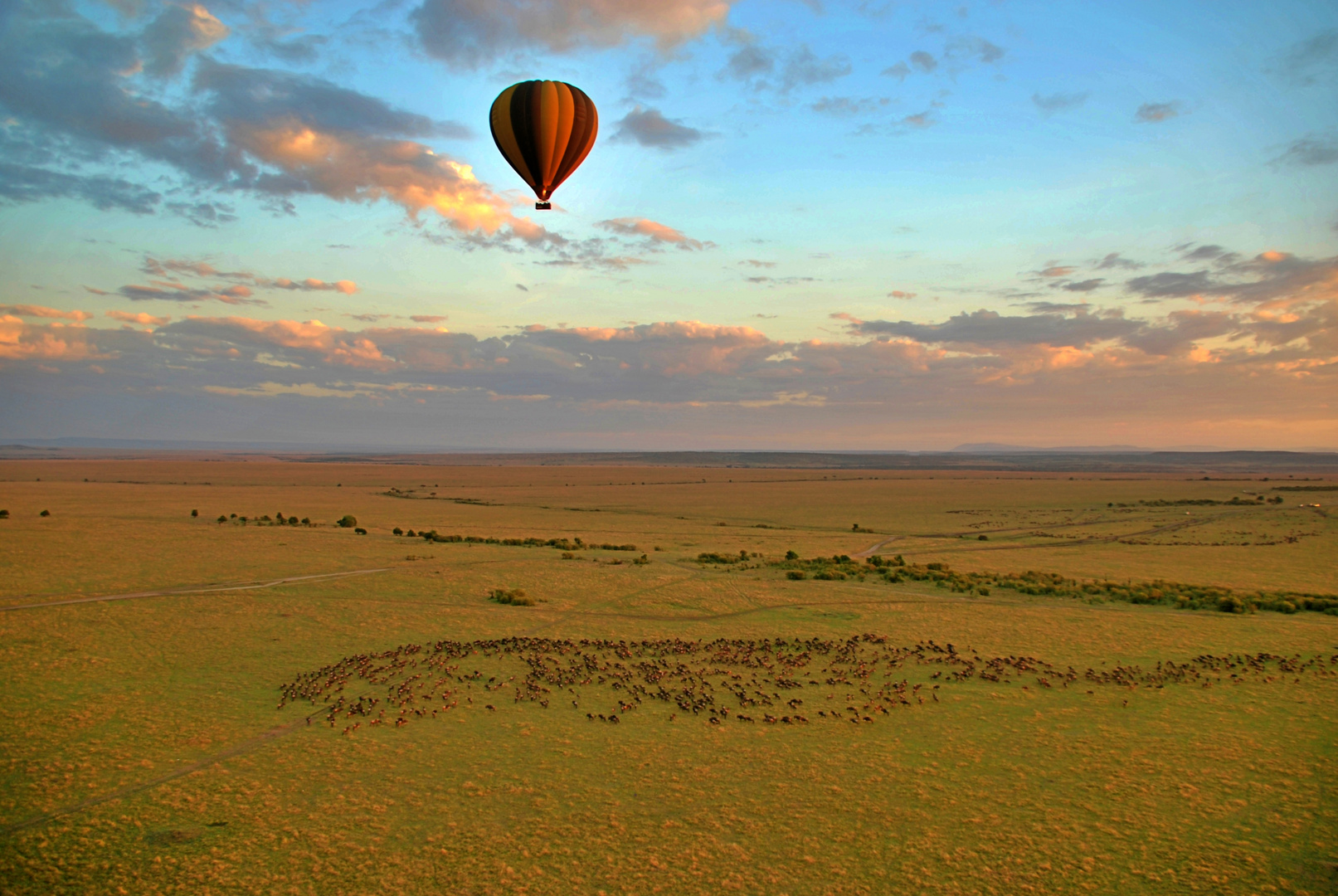 Ballon in der Masai Mara - Serengeti