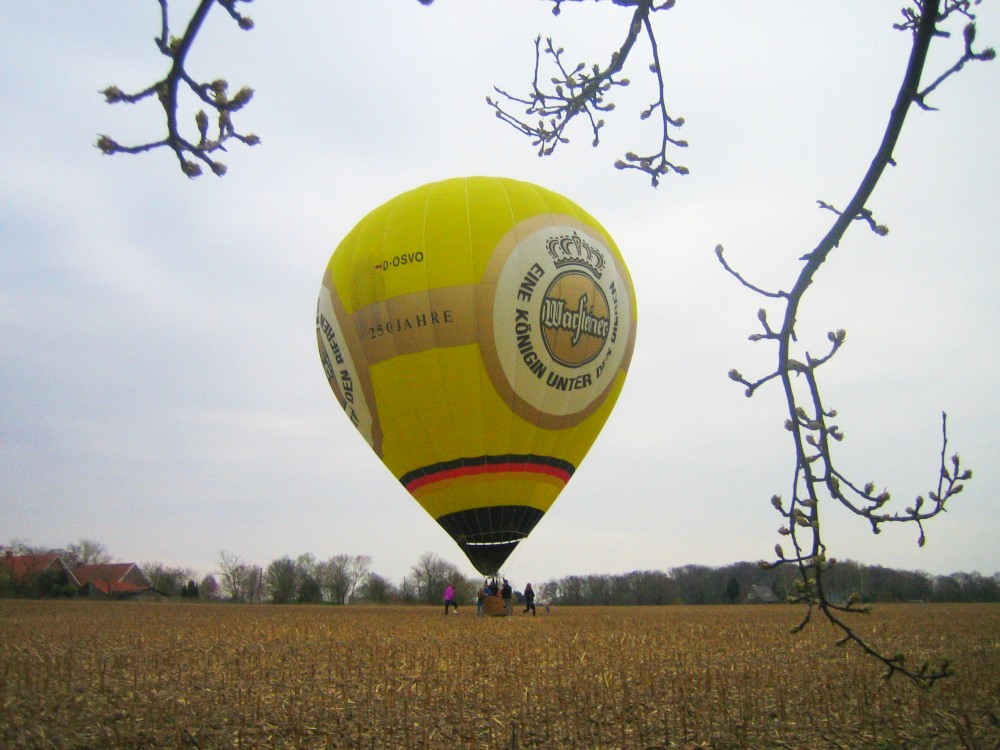 Ballon - Landung