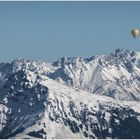 Ballon mit Aussicht .