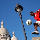 Ballon rond à Montmartre