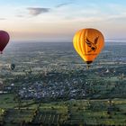 Ballon über Bagan