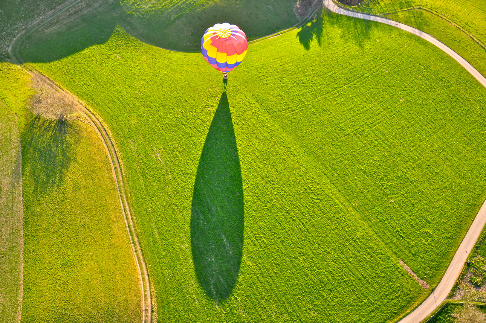 Ballon über dem Emmental