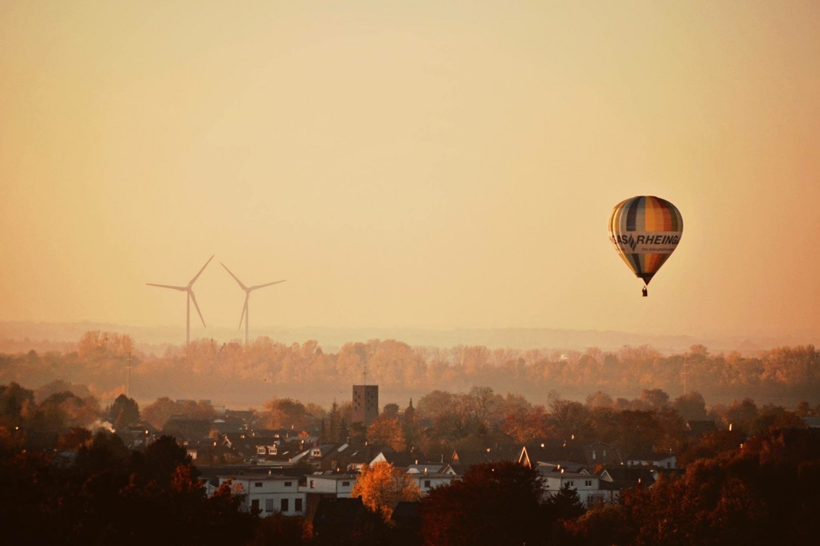 Ballon über Erftstadt