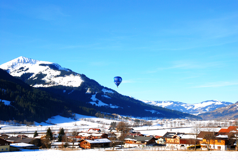 Ballon über Kirchberg