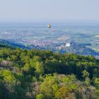 Ballon über Schloß Lichtenberg Odenwald 2016