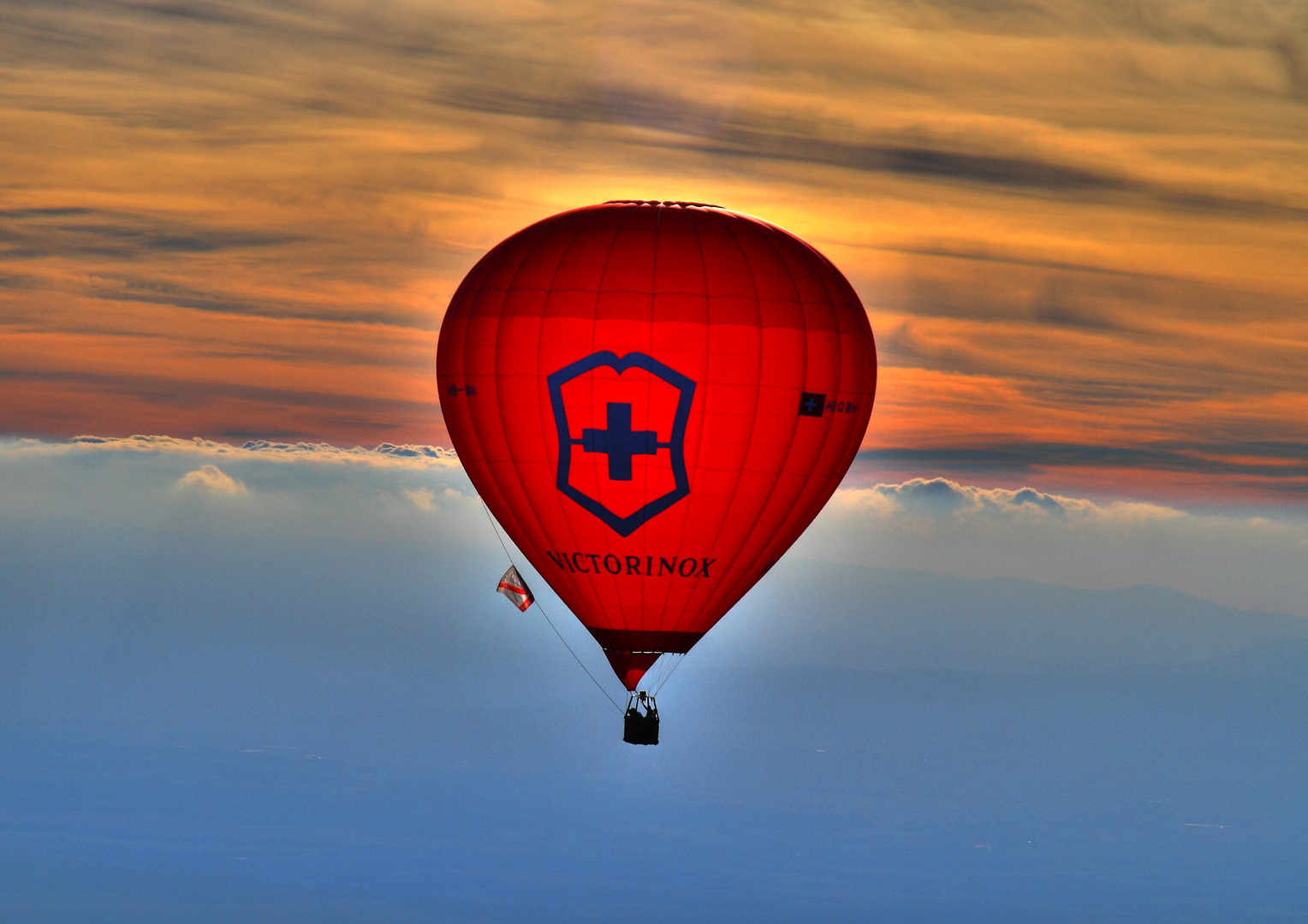 Ballon über Südbaden