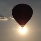 Ballon vor der Sonne