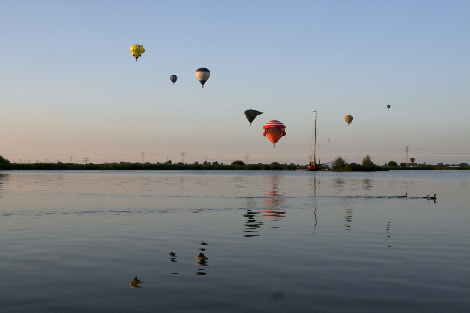 Ballonausfahrt Joure 2010 03