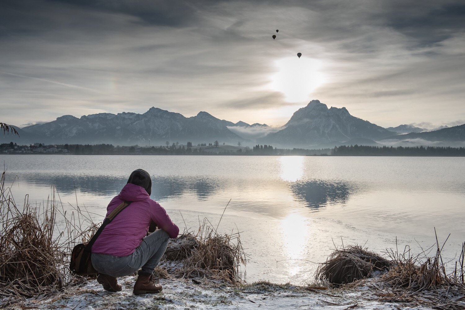 Ballone am Hopfensee