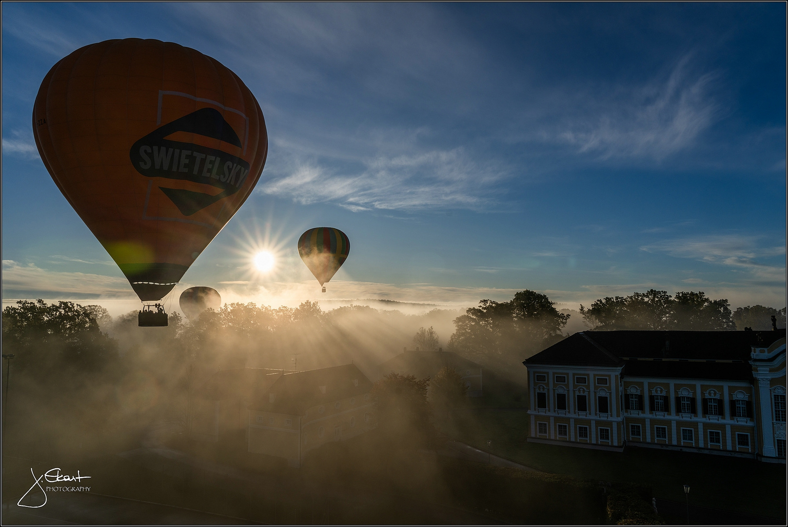 Ballonfahren im Apfelland