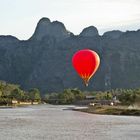 Ballonfahren in Vang Vieng/Laos