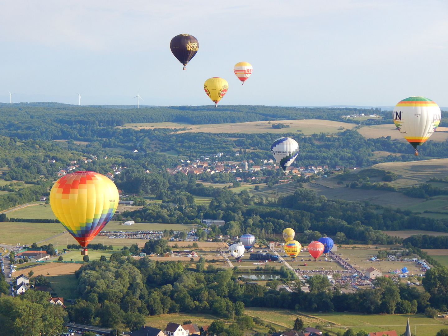 Ballonfahren ist ein sehr schönes Erlebnis