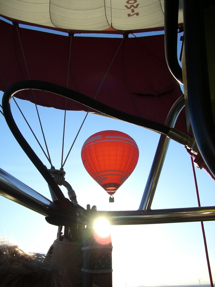 Ballonfahren ist geil . . .