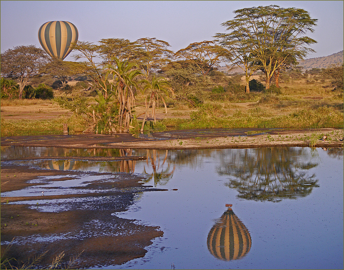 Ballonfahren über der Serengeti II...