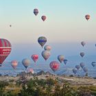 Ballonfahrer in Kappadokien (Türkei)