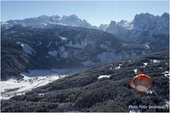 Ballonfahrt 2017 über die Alpen