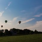 Ballonfahrt am Abend