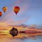 Ballonfahrt am Niederrhein ....