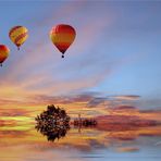 Ballonfahrt am Niederrhein ....