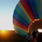 Ballonfahrt bei Sonnenaufgang