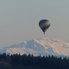 Ballonfahrt, Berge