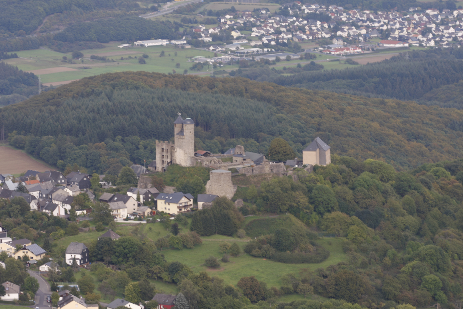 Ballonfahrt - Burg Greifenstein (2)