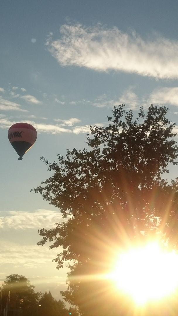 Ballonfahrt... der Sonne entgegen