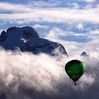 Ballonfahrt- Hoch über den Wolken