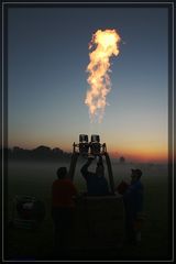 Ballonfahrt im Morgengrauen