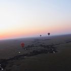 Ballonfahrt im Sonnenaufgang