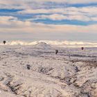 Ballonfahrt im Winter