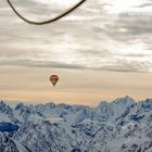 Ballonfahrt im Winter